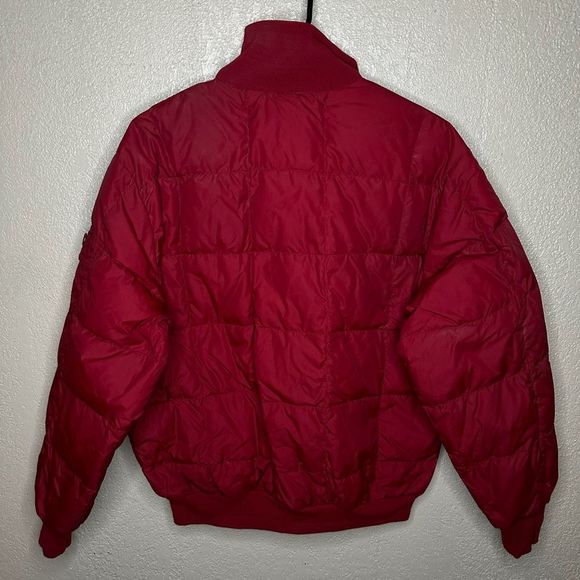 Vintage 80s Eddie Bauer 1/2 Zip Puffer Jacket Medium - Picture 3 of 5